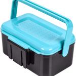 ABSプラスチックフィッシングボックスフィッシングベイトケースミミズワームルアータックル収納ボックスポータブルライブベイト収納ボック