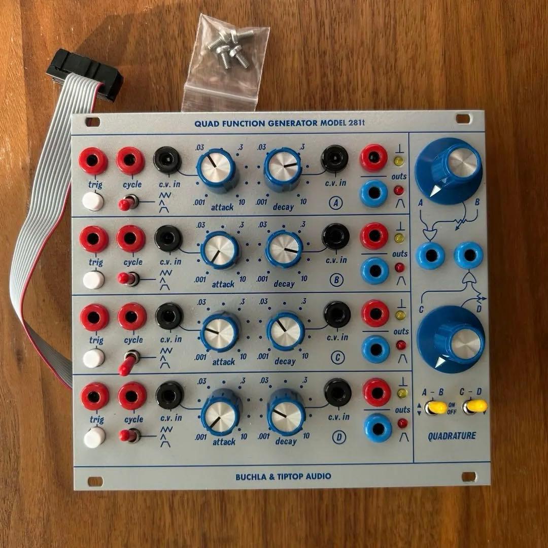 Buchla Tiptop 281t モジュラーシンセ 🎓モジュラーシンセ tiptopaudio buchla 281t Buchla & Tiptop Audio Quad Function  Generator 281t ユーロラック モジュラー